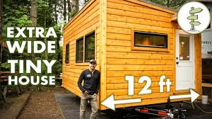 It's amazing how many inquiries we get whether we can build a house on a 50′ flatbed trailer, or a 16'x40′ house on wheels, or perhaps a 12×40 foot gooseneck trailer. Special 12 Ft Wide Tiny House Feels Like A Real Home Full Tour Youtube