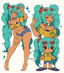 brazilian miku :: Hatsune Miku :: Vocaloids :: anime :: fandoms :: Anime  Ero :: cremanata :: artist - JoyReactor
