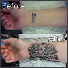 Some people fall in love quickly and some take drastic actions when that love is broken. Name Tattoos On Wrist With Rose