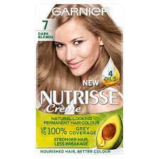 Garnier Nutrisse Creme 7 Dark Blonde Hair Dye Dark Blonde Dark Blonde Hair Dyed Blonde Hair