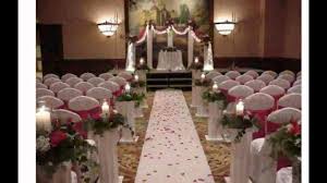 • selecting a church for the ceremony and agreement on the date and time with a church • bridal bouquet, groom's boutonniere of seasonal flowers; Wedding Decorations For Church Youtube Simple Church Wedding Church Aisle Decorations Church Decor
