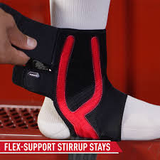 phantom ankle brace w advanced strapping flex support stirrup stays