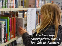 Review and cite gifted children protocol, troubleshooting and other methodology information | contact experts in gifted children to get answers. Finding Age Appropriate Books For Gifted Readers