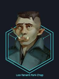 Portrait Commission: Loo-Tenant Pork Chop by Michelle Pecoraro :  r/ImaginaryOrcs