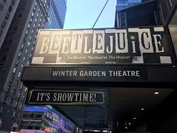 Recommended for ages 10 and up. Beetlejuice Musical Marquee Winter Garden Theatre Broadway In 2021 Winter Garden Theatre Beetlejuice Musicals
