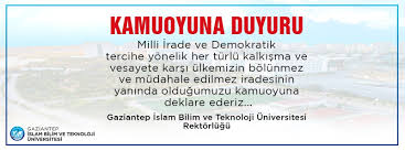 Gaziantep üniversitesi) is a public university in gaziantep, turkey. Gibtu Anasayfa