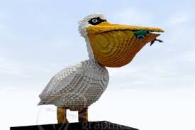 Pelican Lego Sculpture Artesania Con Lego Legos Escultura