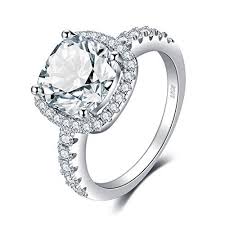 Fake Diamond Rings That Look Real Steal The Style In 2020 Silver Solitaire Engagement Ring Cz Rings Engagement Womens Engagement Rings