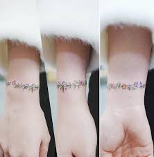 Fashion Crystal Dolphin Bracelets Womens Tattoo Bracelet Flower Wrist Tattoos Wrist Bracelet Tattoo