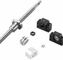 Ball Screw SFU5010 RM5010 50mm Length 48.03 inch / 1220mm with Metal  Deflector Ball Screw Nut + BK/BF40 End Supports+ Coupler + Ball Screw Nut  Housing ...
