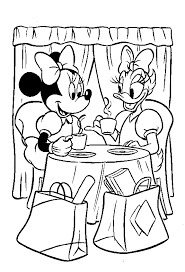 ✅ klaar om te kleuren door kinderen en 6 kleurplaten. Mewarna09 Kleurplaten Disney Babys Mickey En Minnie