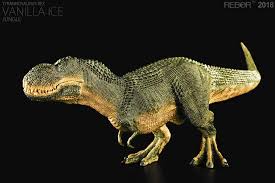 Vastatosaurus rex ( ravager lizard king ) was an extremely large species of theropod dinosaur that was found on skull island prior to it's collapse. Tyrannosaurus Rex Vanilla Ice Jungle 1 35 Scale Replica