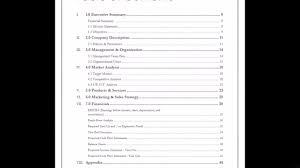 A table of contents will act as an organized outline and navigational system for your business plan. Coffee Shop Business Plan Example Table Of Contents Template Youtube