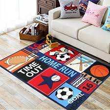 Fun rugs bobby jack collection home kids room decorative floor area rug bubble gum 39x58. 2 Sizes Sports Balls Rug And Carpet For Kids Bedroom Funny Tapeta Alfombra For Children Balls Printed Rug Kids Room Rug Play Mat Room Rug Rugs And Carpetscarpet For Kids Aliexpress