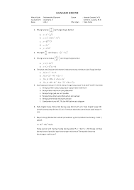 Soal matematika bisnis juga menjadi salah satu soal di perguruan tinggi atau kulia dimana soal ini akan muncul. Soal Uas Matematika Ekonomi Akuntansi