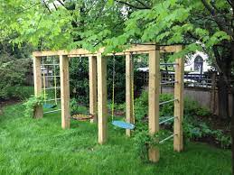 Grandparent S 1 500 Swing Set Creates A Rift In Wealthy D C Suburb Play Area Backyard Backyard Playground Backyard Swing Sets