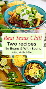 Real Texas Chili Sips Nibbles Bites Recipe Texas Chili Recipes Real Texas Chili