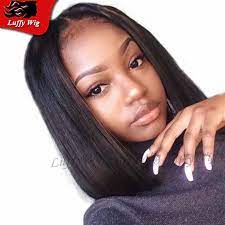 Middle Part Glueless Bob Wigs Human Hair Lace Front Wigs Straight Virgin Indian Full Lace B Front Lace Wigs Human Hair Human Hair Wigs Blonde Short Hair Styles