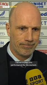 Will you be able to survive this?" 🤔 "I'm always fighting until the end"  👊 Rangers manager Phillipe Clement after his side's defeat to St Mirren  #BBCFootball