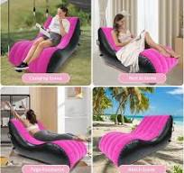 Amazon.com: TC LAMROBAM Chaise Lounger Inflatable Sofa Air ...