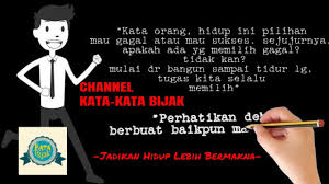 Pin Di Youtube Video Kata Kata Bijak