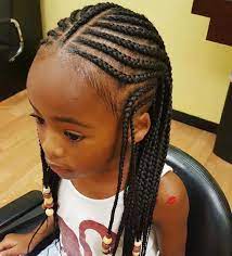 Tresses africaines nattes coll es simples demie t te. Epingle Sur Idees De Coiffure Petite Fille