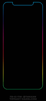 Iphone Xs Max Wallpaper Rainbow Outline V02 Iphone Homescreen Wallpaper Iphone Lockscreen Iphone Wallpaper