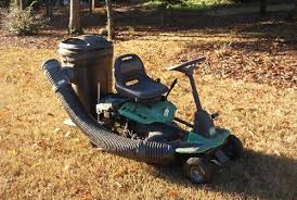 It's going to be a bumpy ride. A Grass Leaf Catcher For Your Riding Mower Riding Mower Lawn Mower Lawn Mower Repair