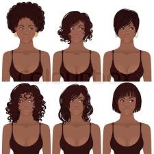 A buzz cut is any of a variety of short hairstyles usually designed with electric clippers. Drawings Of Black Women With Different Hairstyles Free Image