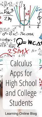 Calculus Apps For High School And College Students Calculus Learn Math Online Online Math Help