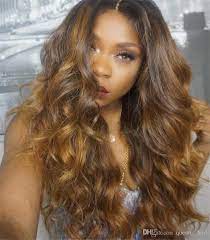 باروكة اومبر شعر طبيعى كيرلى Blonde Lace Front Wigs Human Hair Lace Wigs Wig Hairstyles