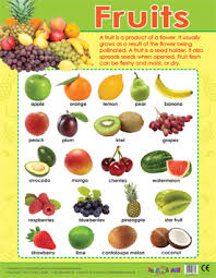 Fruits Learning Wall Chart