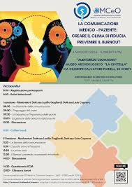 La comunicazione medico - paziente: creare il clima di fiducia, prevenire  il burnout - Evento ECM, Chieti 4 maggio 2024 - Asl Lanciano Vasto Chieti