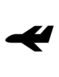 Simple Plane Silhouette Plane Silhouette Airplane Silhouette Postage Stamps Crafts