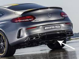 Mercedes C205 Amg C63 S Edition 1 Diffuseur Arriere Insert C205 Classe C Coupe Cabrio Ebay