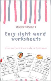 Numerous studies have proven that the distar method is more effective than the harcourt brace jovanovich basal reading. Amazon Com Easy Sight Word Worksheets Homeschool Curriculum Packages The Complete Dolch Sight Words Flash Cards Teach Your Child To Read Write And Spell In More Than 100 Easy Words With Sentences