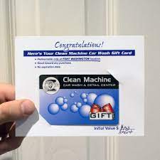 Car wash detail oil change. Gift Prepaid Cards Clean Machine Car Wash