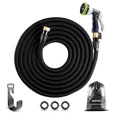 Expandable Garden Hose 100 Ft Flexible Water Hose 3 4 Inch Solid Brass On Off 9 Garden Hose Amazing Gardens Water Hose