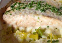 Gratin De Saumon Sur Lit De Poireaux Ww Plat Et Recette Gratin Saumon Recette Saumon Frais Plat