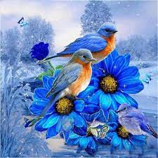 Ottawa diamond paintings carries the largest selection of flower themed diamond painting craft kits. New Highlight Diamond Needlework Diy Diamond Painting Kit 3d Diamond Cross Stitch Embroidery Size 30cm X 30cm Wish Cross Paintings Birds Painting Bird Art