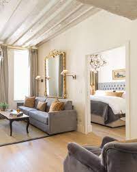 Amazing Original Ceiling Beams In The 17th Century Building On Place Dauphine Ca Apartment Decorating Rental Apartment Bedroom Decor Parisian Apartment Decor