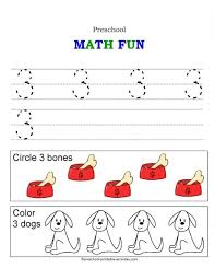 number worksheets
