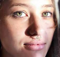 Leaf Brass Septum Ring Septum Jewelry Septum Piercing 16g Septum Ring Tribal Septum Ring Tragus Ring Indian Septum Ring B26 Septum Piercing Septum Ring Septum Jewelry