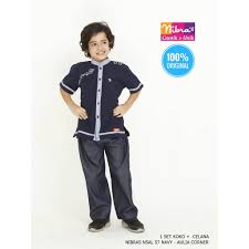 Maybe you would like to learn more about one of these? Model Sederhana Koko Anak Terbaru Nibras Nsal 57 Navy Original Baju Muslim Anak Laki Laki Rabbani Shopee Indonesia
