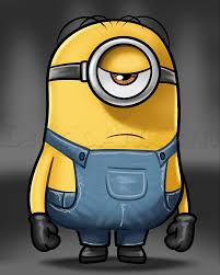 How To Draw Stuart From Minions Step By Step Characters Pop Culture Free Online Drawing Tutorial Added By Dawn Minion Art Minion Painting Minion Drawing