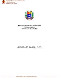 INFORME ANUAL 2001