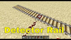 It functions like a normal rail, but will power nearby redstone, when a minecart passes over it. Minecraft Crafting Detector Rails And Activator Rails Youtube