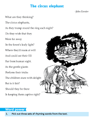 Literature Grade 7 Poetry The Circus Elephant Circus Elephant Literature Elephant
