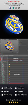 Click the logo and download it! 3d Real Madrid Logo By Keyframe01 3docean