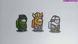 How to draw among us characters. How To Draw Skin Among Us Part 3 Funny Drawings Drawings Draw